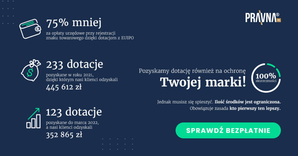 Dofinansowanie na znaki towarowe
